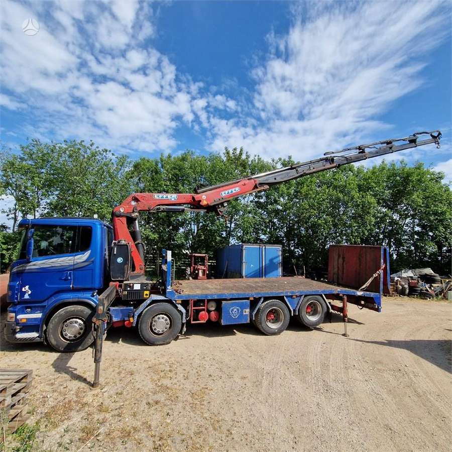 Scania R480 + EFFER 305.11 6S, с краном