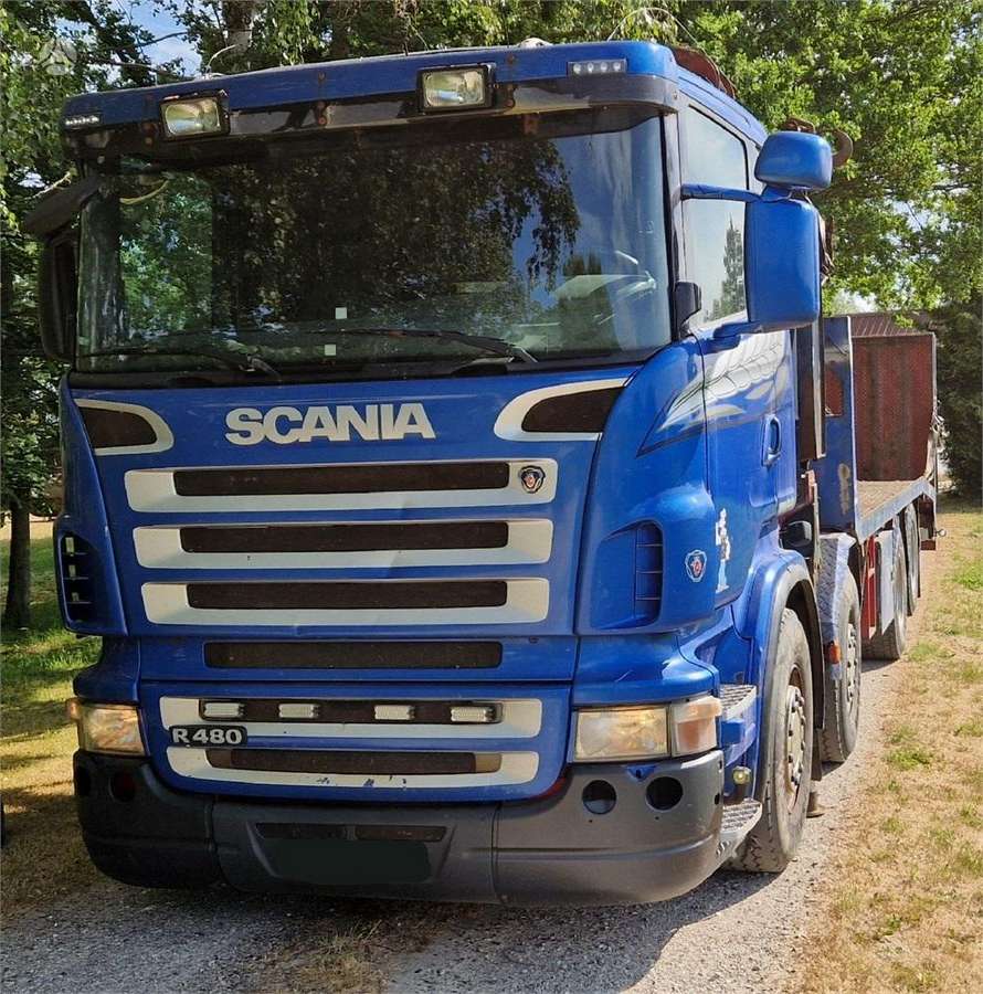 Scania R480 + EFFER 305.11 6S, с краном