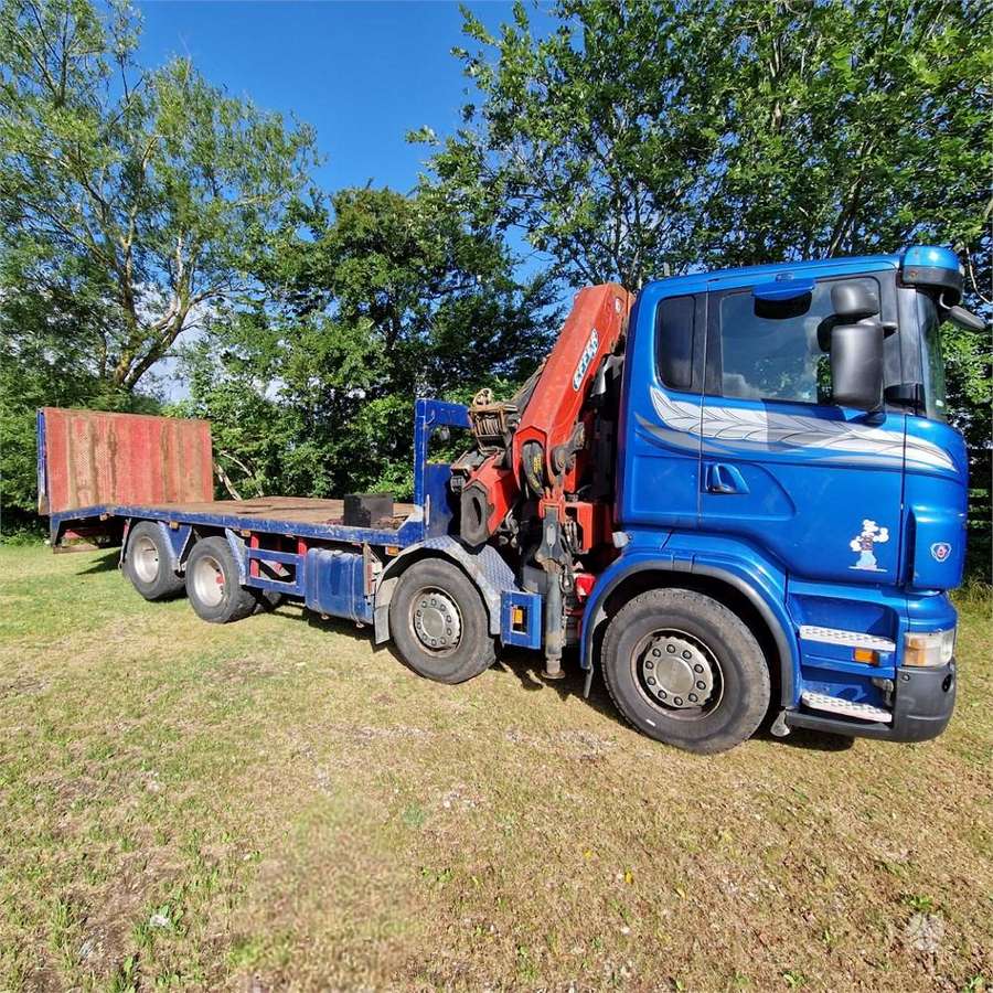 Scania R480 + EFFER 305.11 6S, с краном