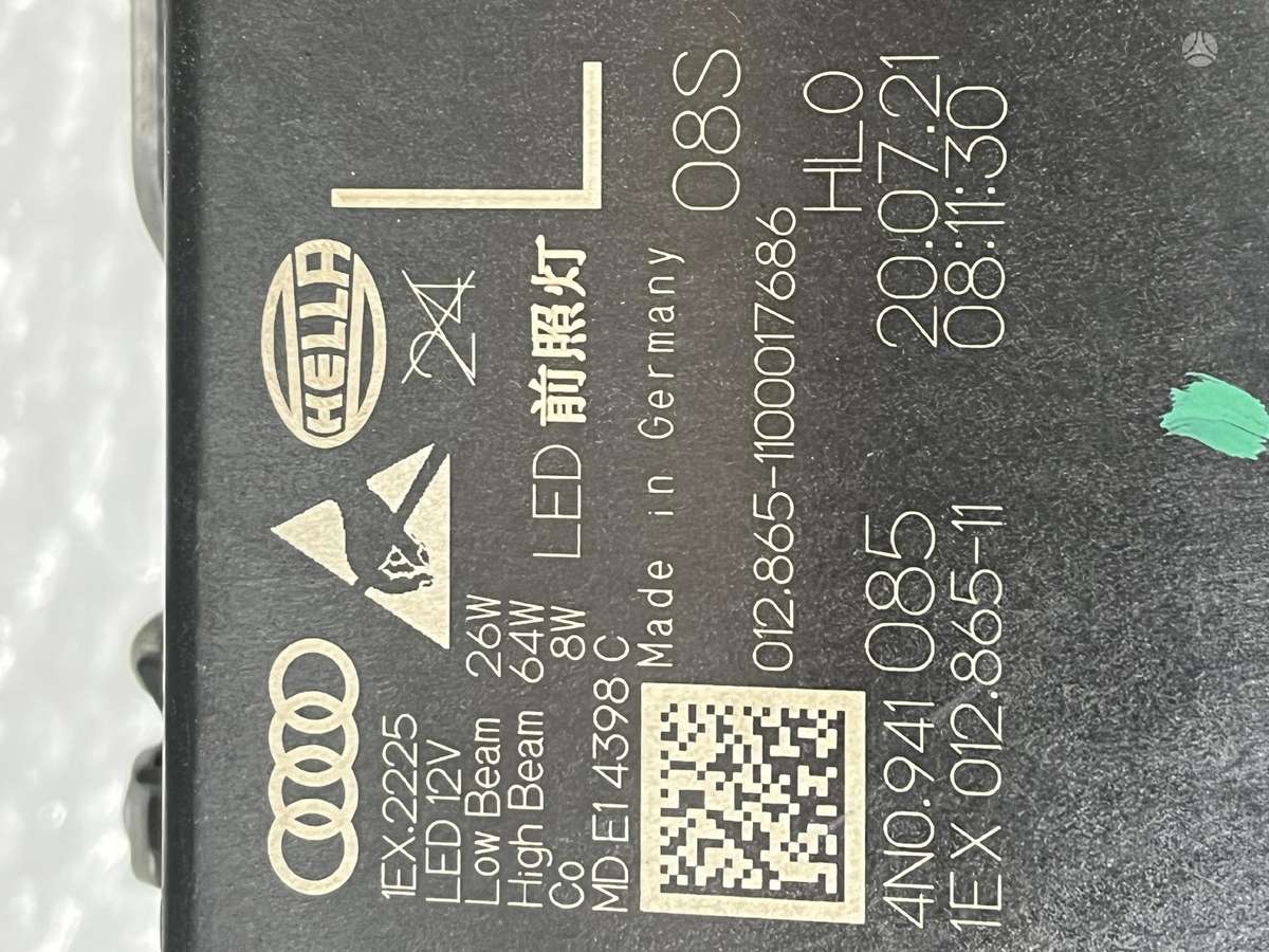 Audi A8 lazer europa be defektu
