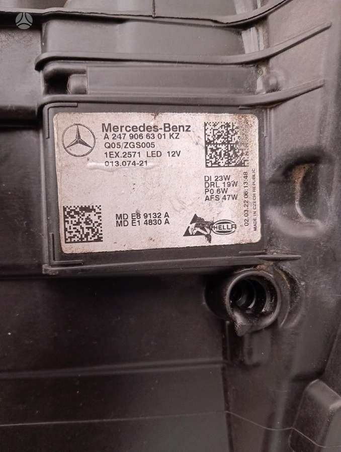 Mercedes-Benz GLA180 фары