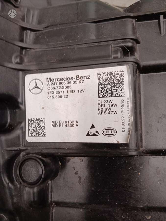 Mercedes-Benz GLA180 фары