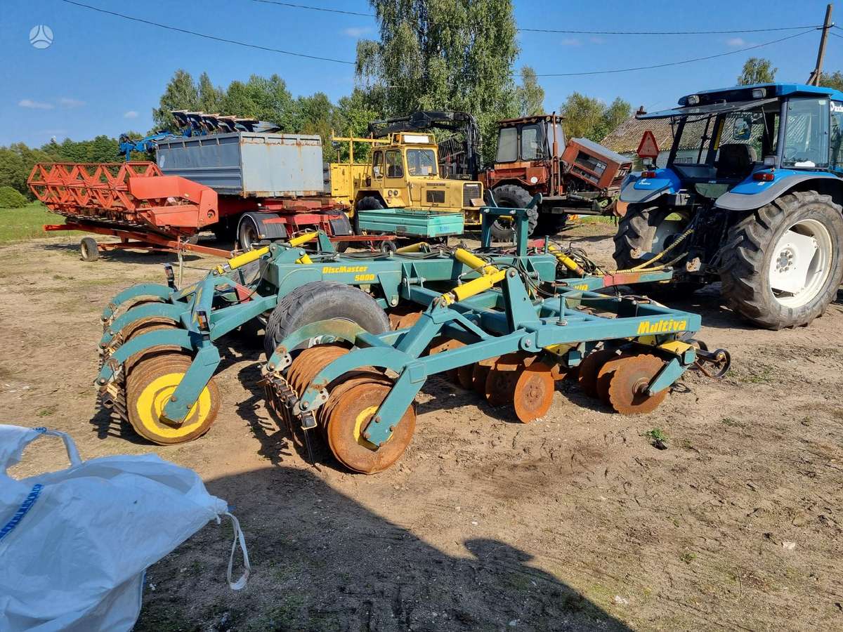 Multiva DiscMaster 5000, скребки, скрубберы