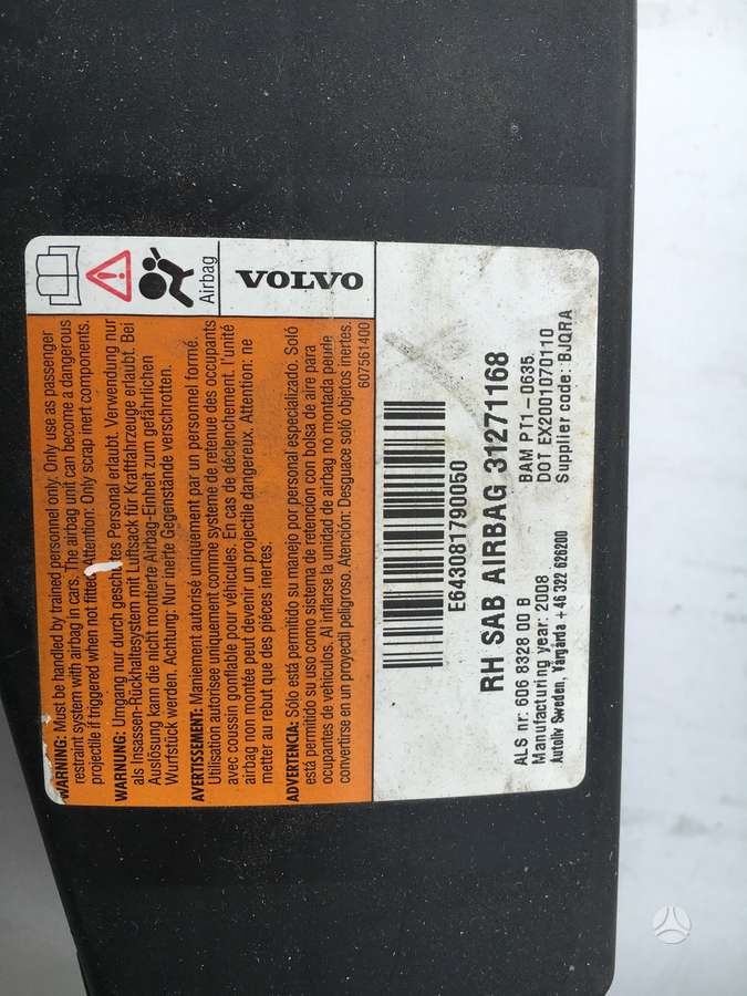Volvo -kita- interior parts