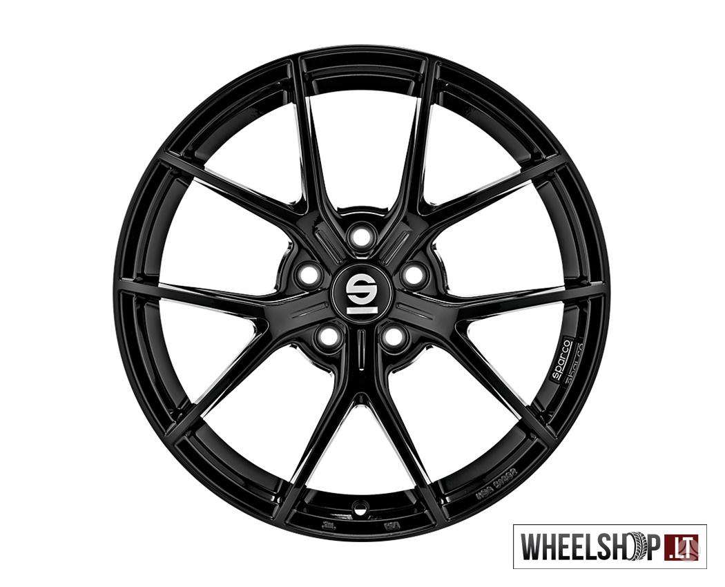Sparco Podio Gloss Black, light alloy, R18
