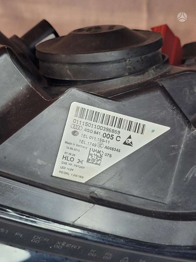 Audi A6, 4G0941005C, gaismas