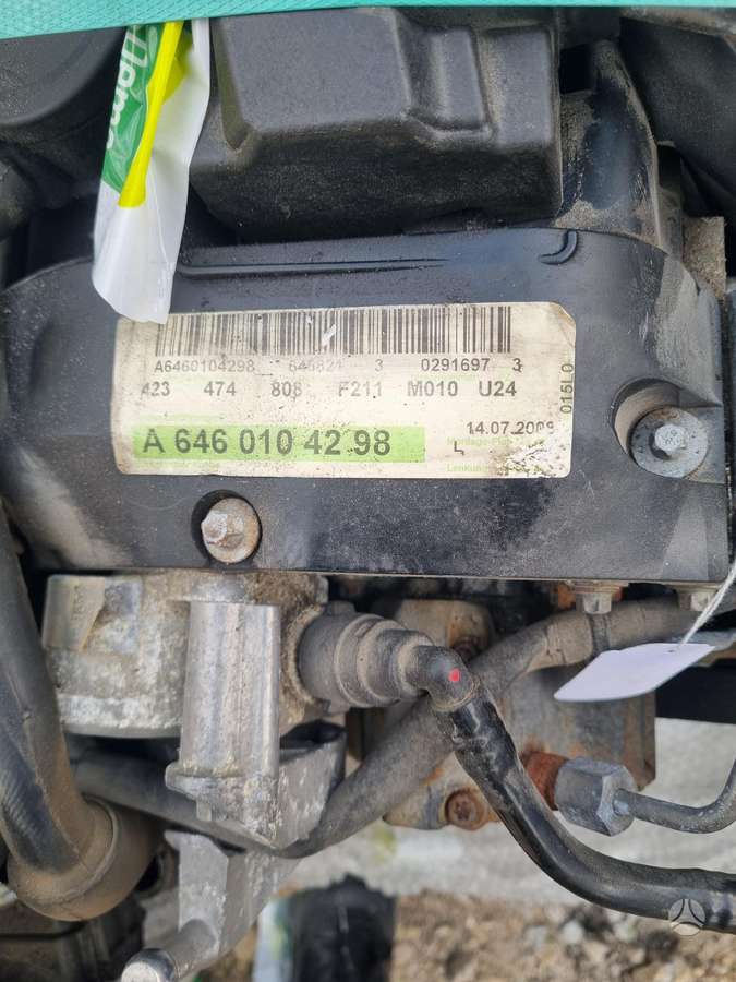 Mercedes-Benz E klasė, 646.821, gearbox, engine