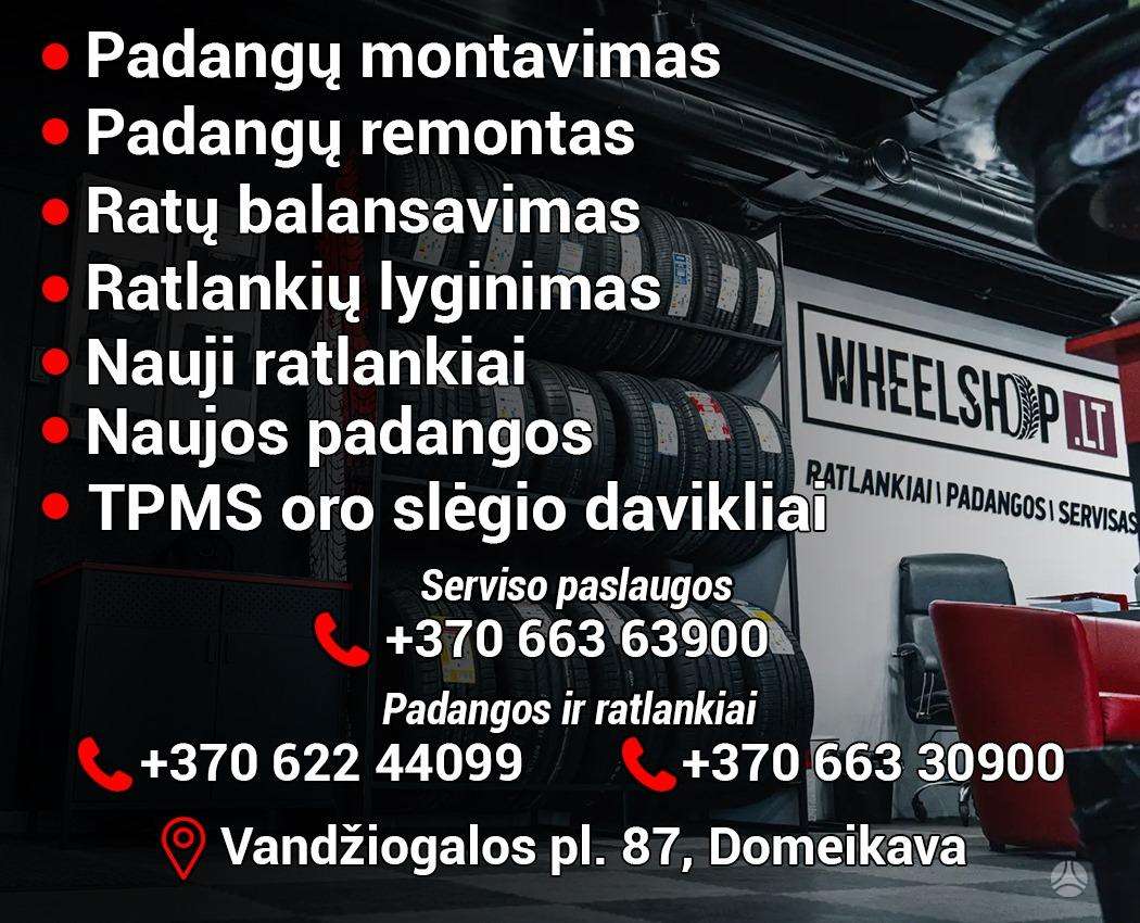 Padangų montavimas Domeikavoje