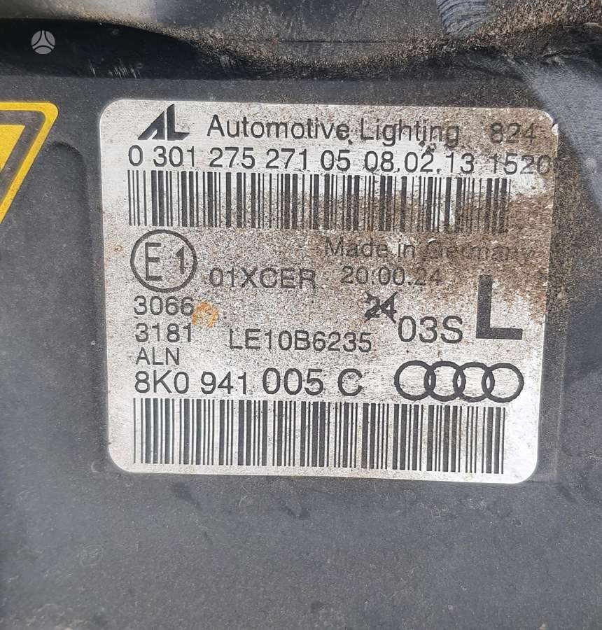 Audi A4, 8k0941005c