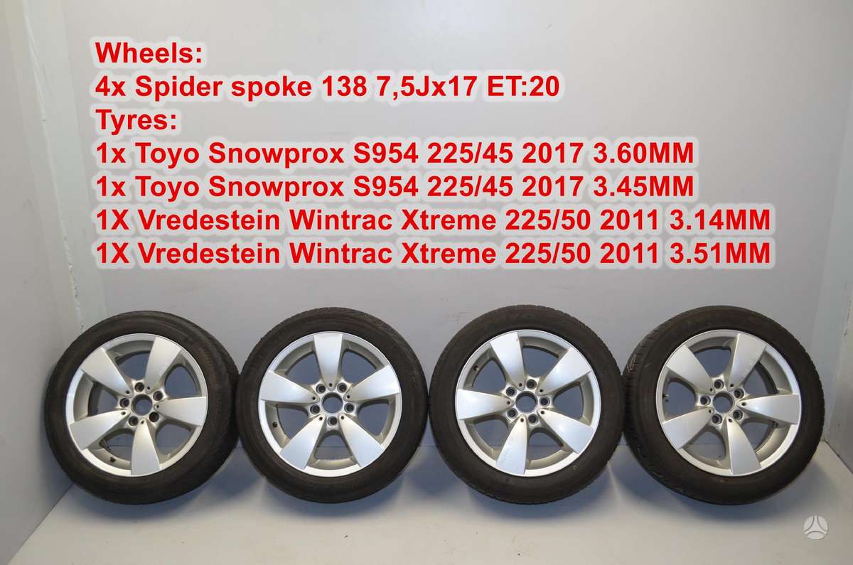 BMW E60 E61 Spider spoke 138 R17", light alloy, R17