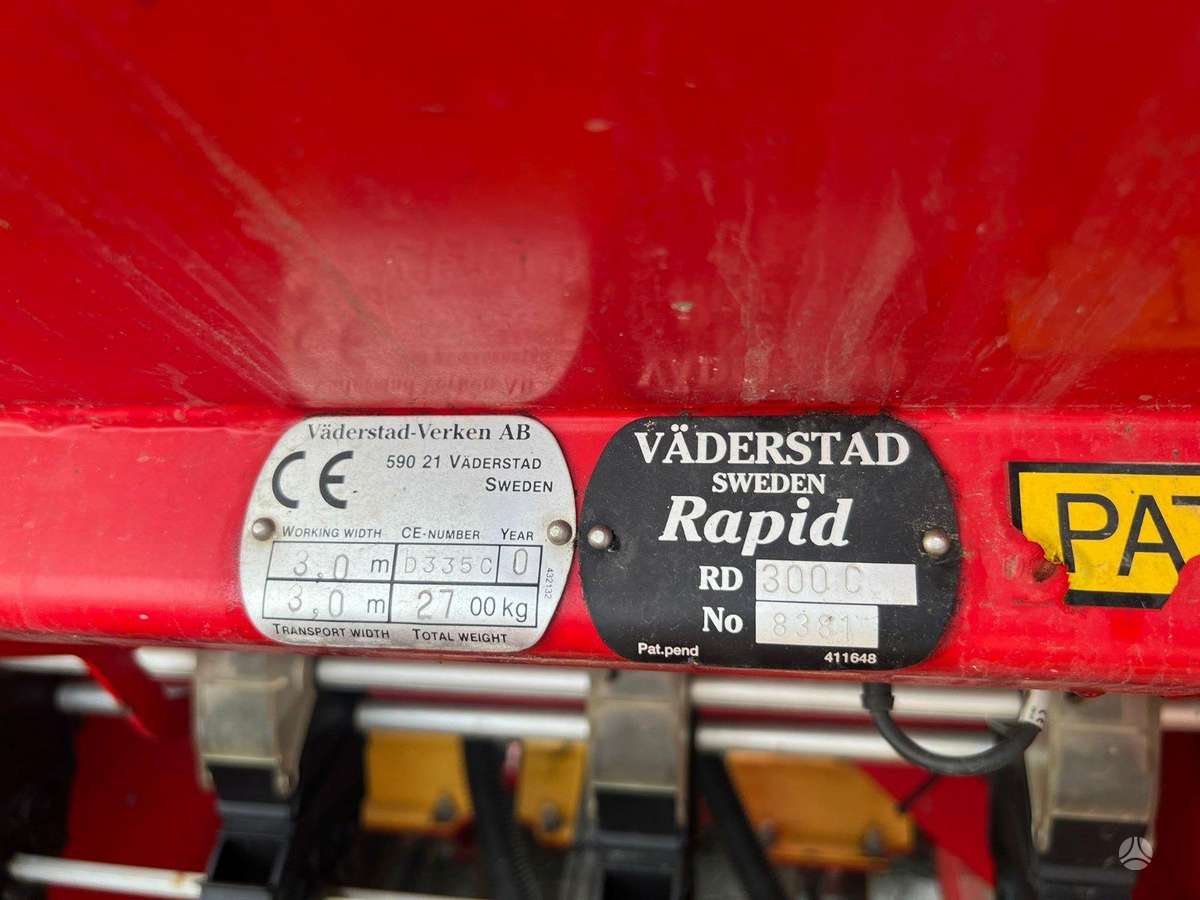 Vaderstad Rapid 300c, seeders, planters