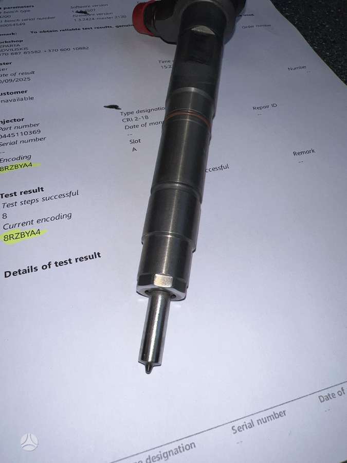 Volkswagen Amarok, 0445110369, injection system