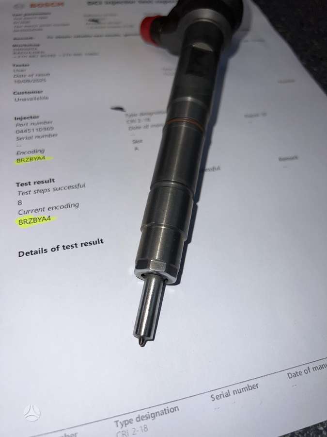 Skoda Superb, 0445110369, injection system