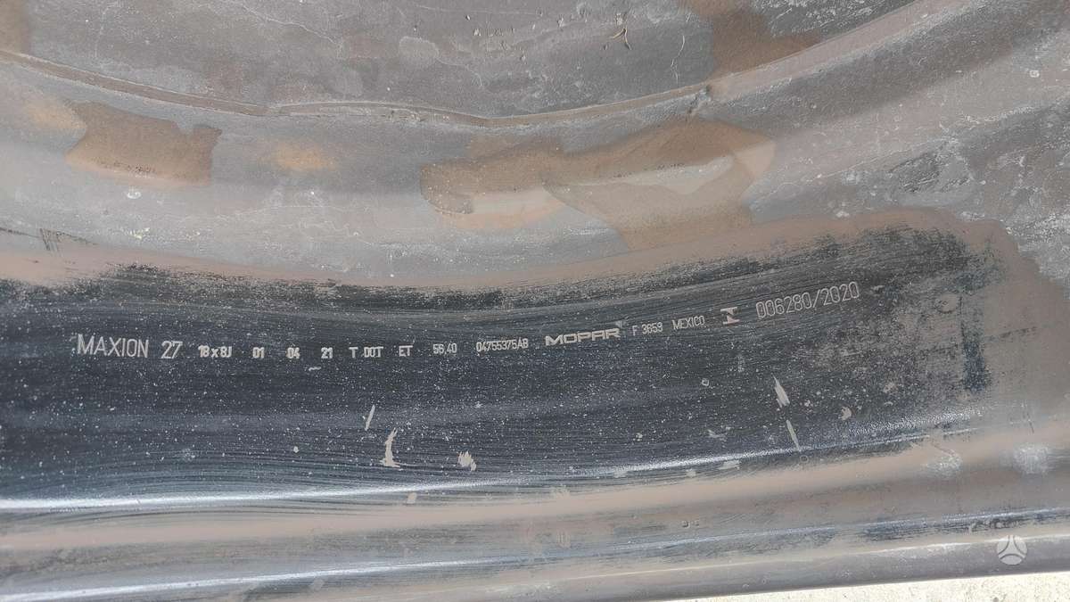 Dodge Durango, plieniniai štampuoti, R18