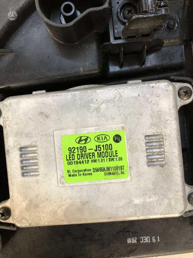 Kia Stinger, 92101-j5, lights