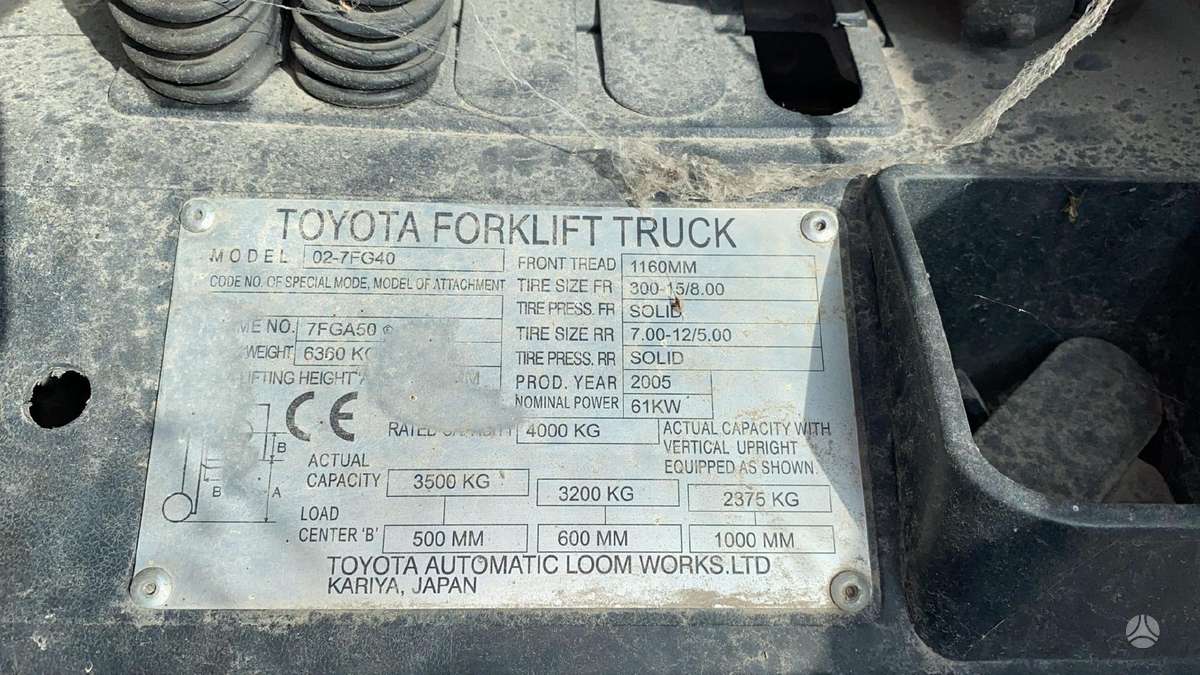 Toyota 02-7FG40, forklifts
