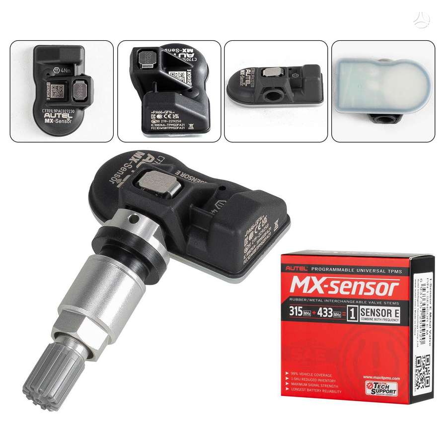 TESLA Bluetooth TPMS slėgio daviklis, light alloy, R22