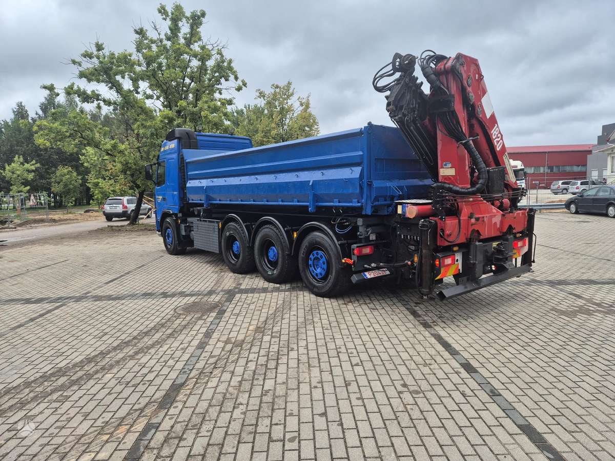 Volvo FM12 500, самосвалы с краном