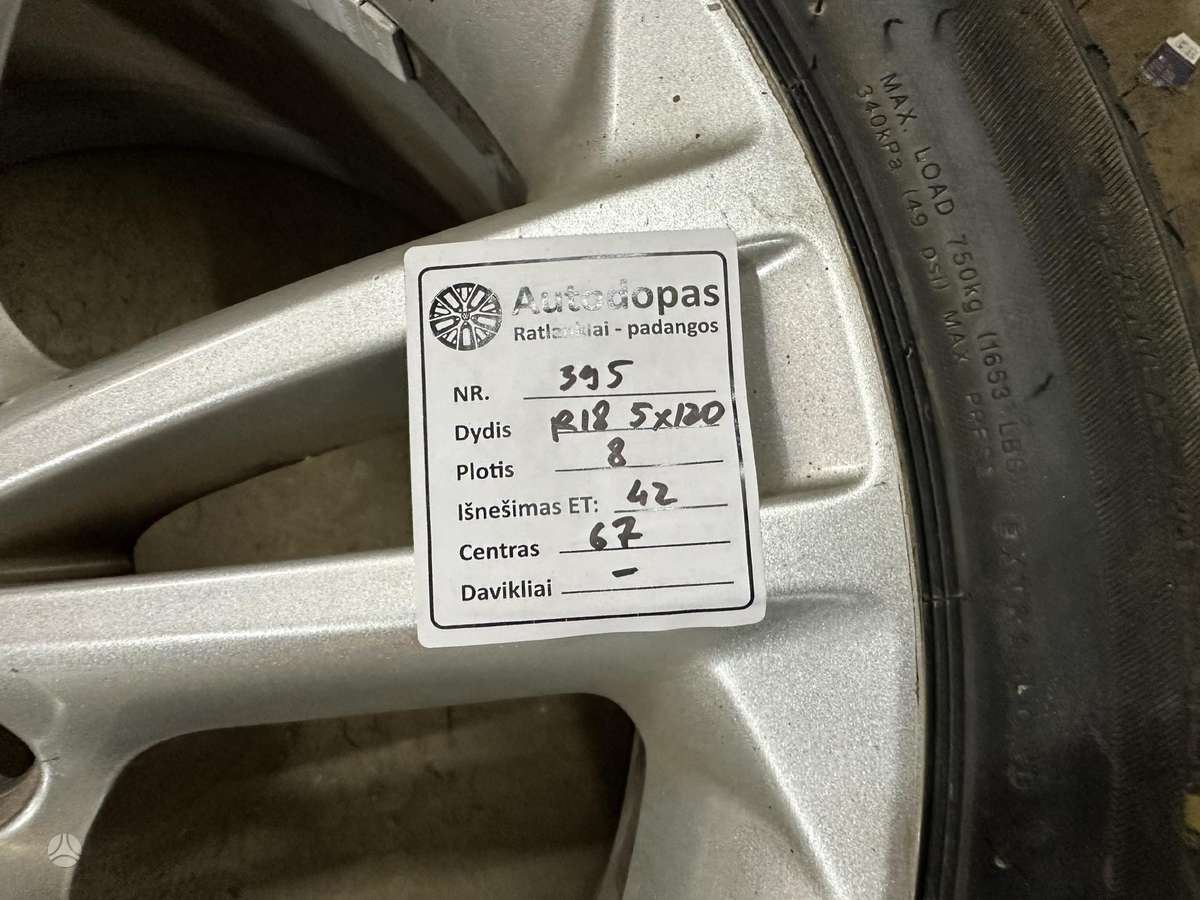 Opel, light alloy, R18