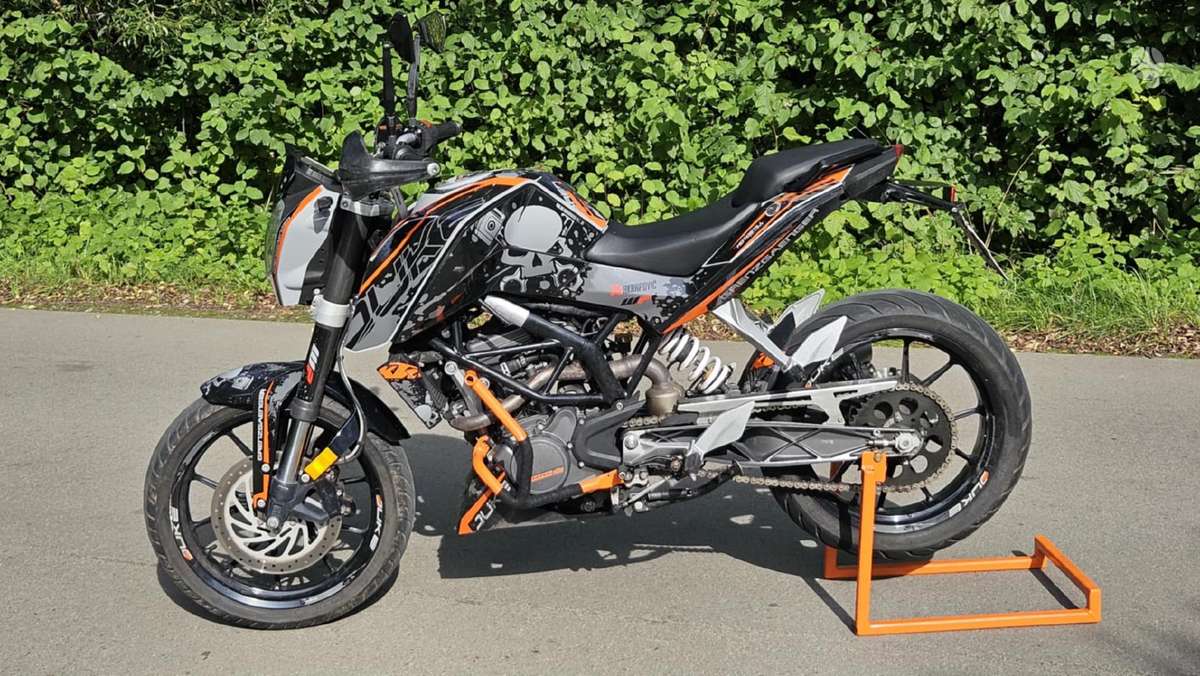 KTM Duke 125cc, street / classic