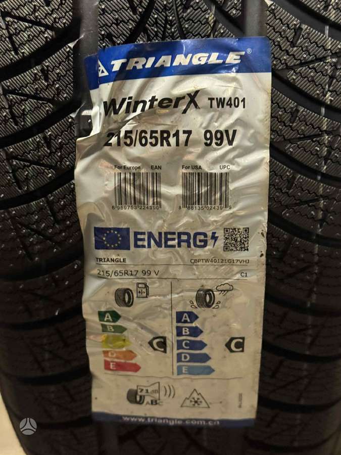 Triangle WINTER X TW401 | 4 VNT., winter 215/65 R17