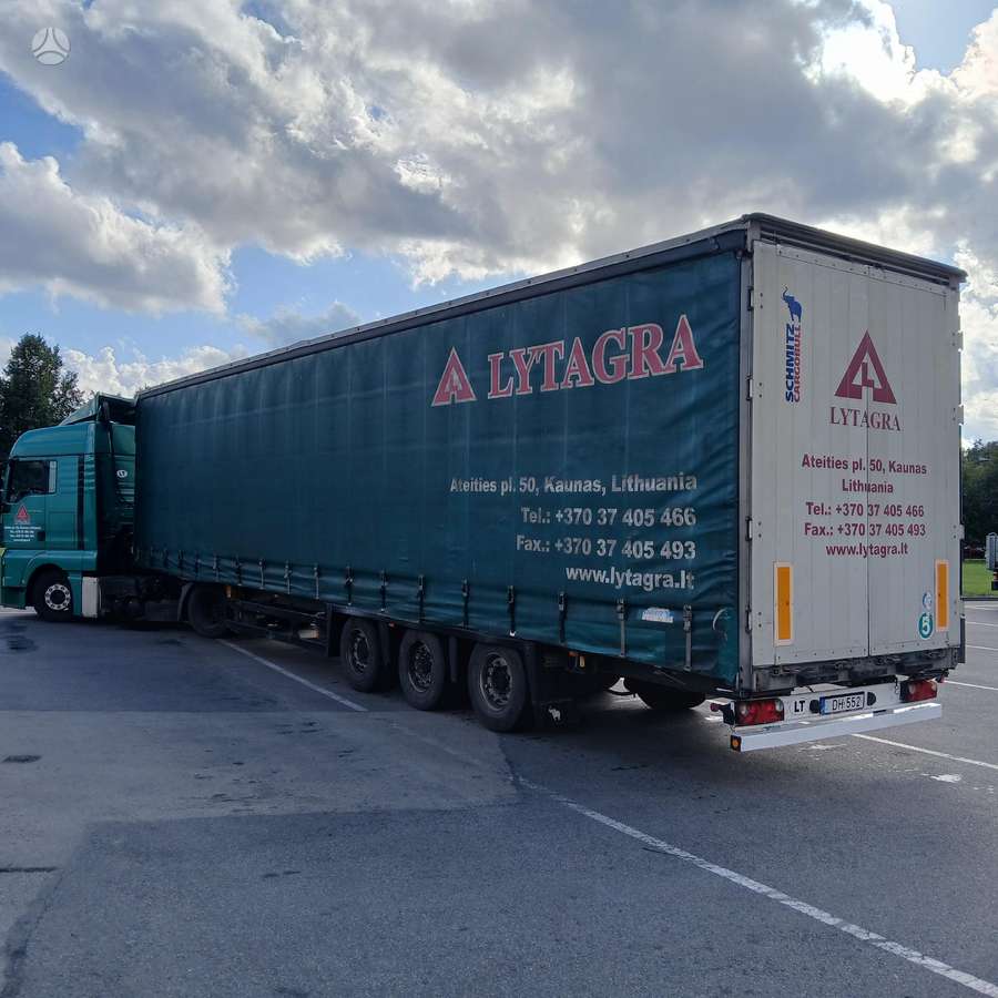 MAN TGX 18.440 MEGA su Puspriekabe, double sleeper
