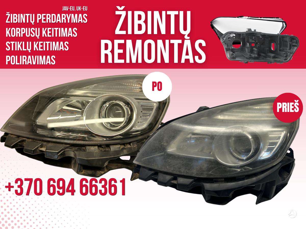 Renault Grand Scenic žibintai