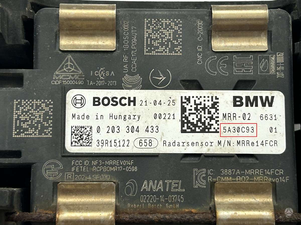 BMW 3 serija, 5A30C93, Cen28221