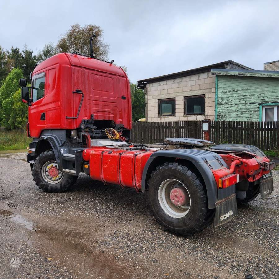 Scania R420 4x4 + hydro, single sleeper