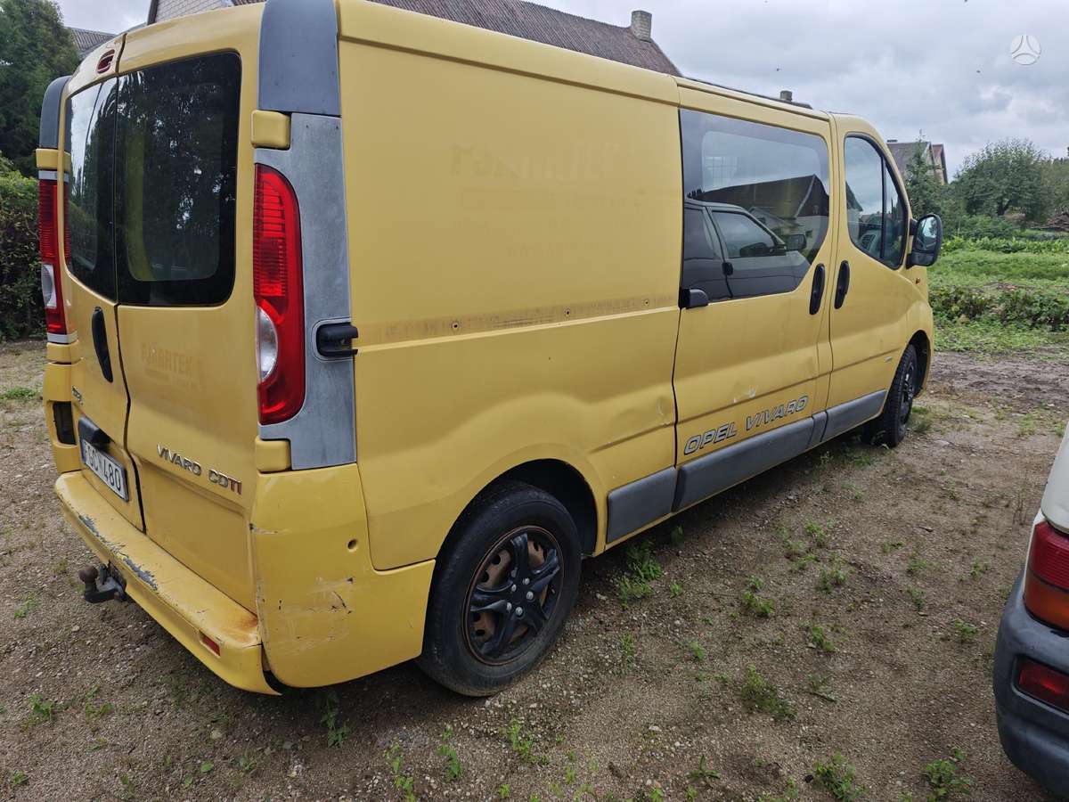 Opel Vivaro rezerves daļās. Dalimis