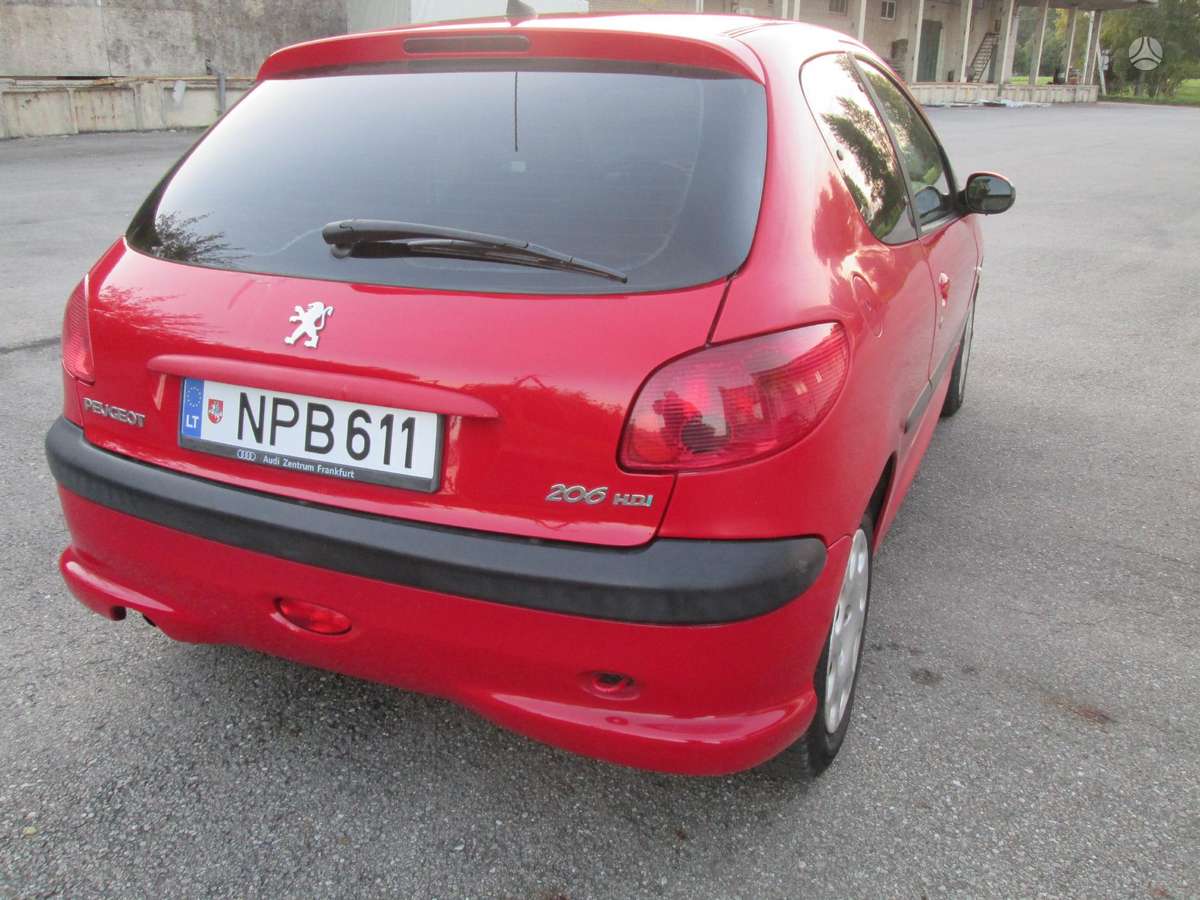 Peugeot 206, 1.4 l., hatchback