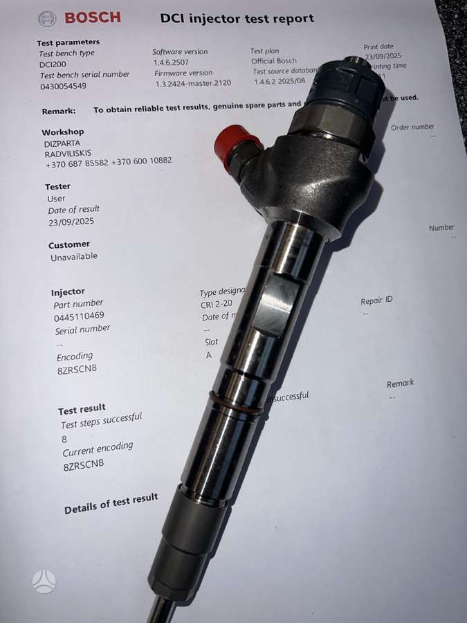 Skoda Octavia, 0445110469, injection system