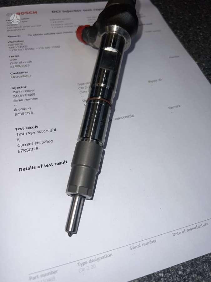 Volkswagen Golf, 0445110469, injection system