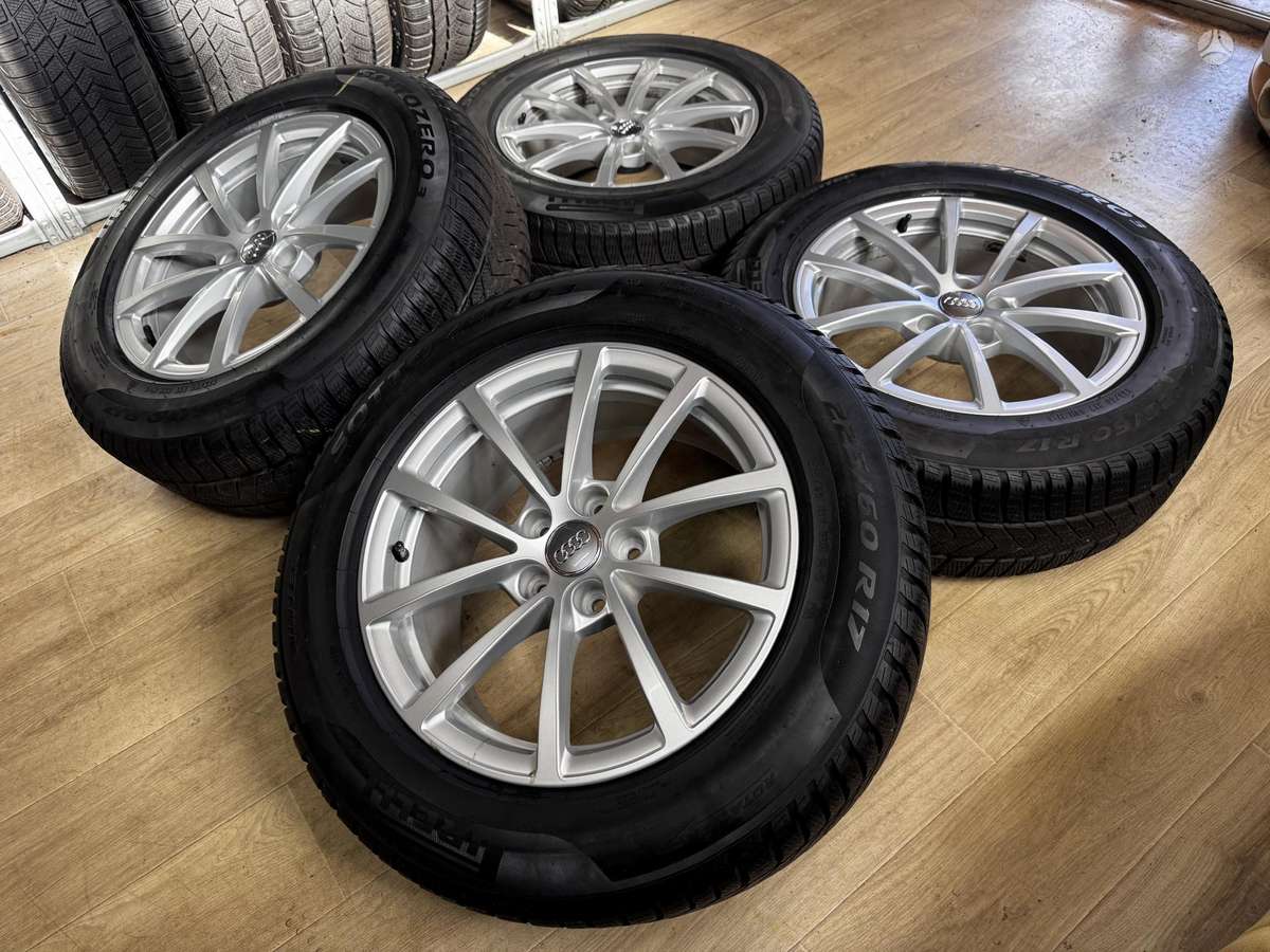 Audi A6 C8 su žiem. padangomis, легкосплавные , R17