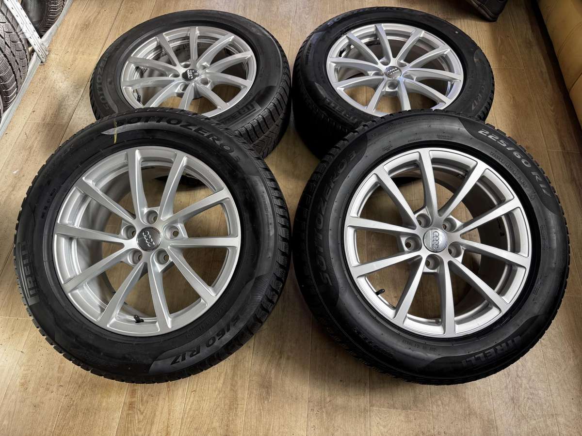Audi A6 C8 su žiem. padangomis, легкосплавные , R17