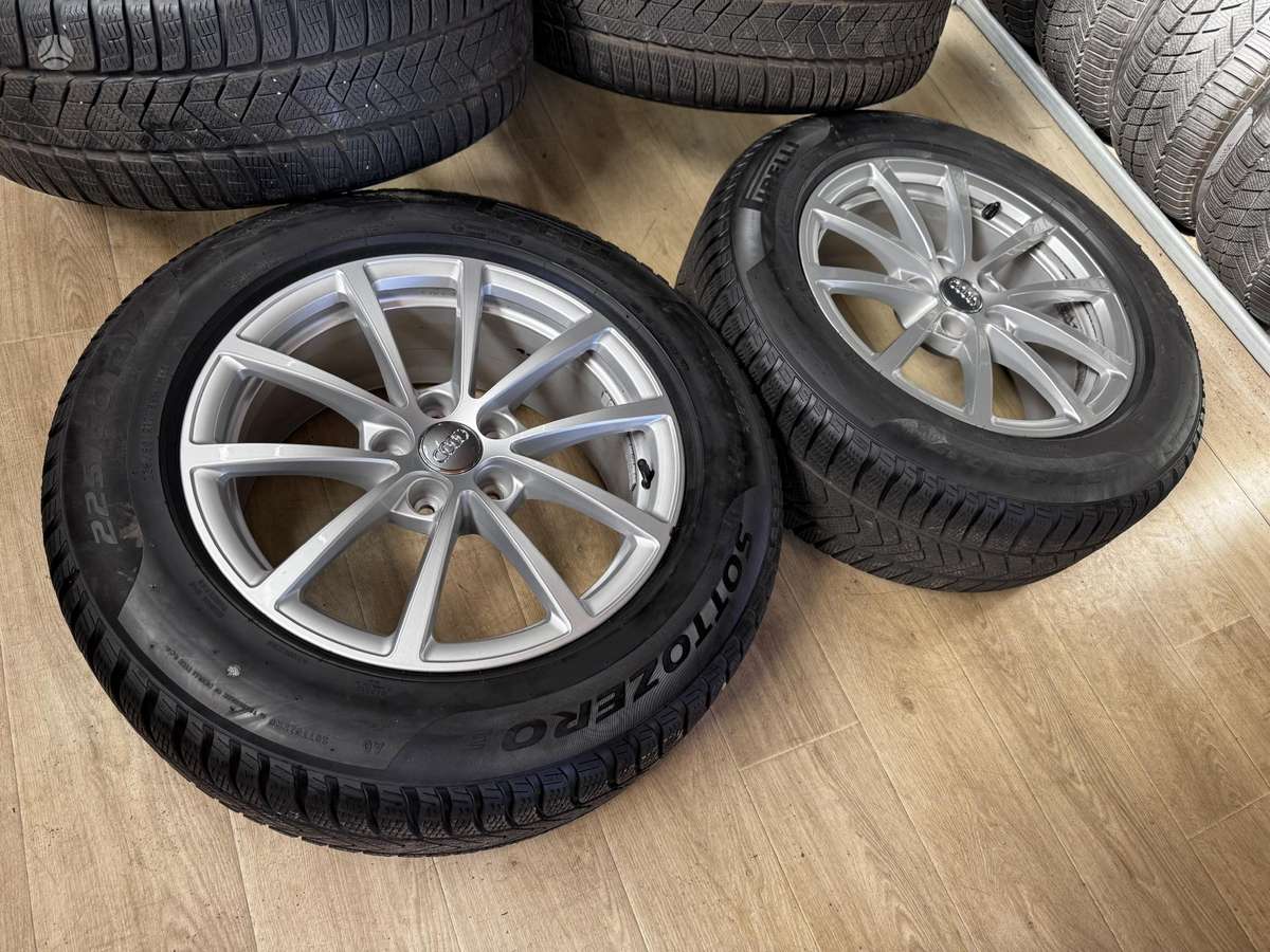 Audi A6 C8 su žiem. padangomis, легкосплавные , R17