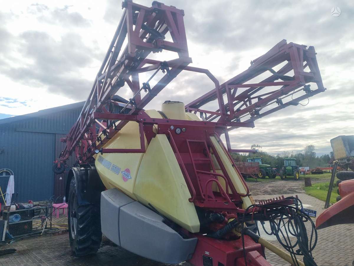Hardi Commander 6600, purkštuvai