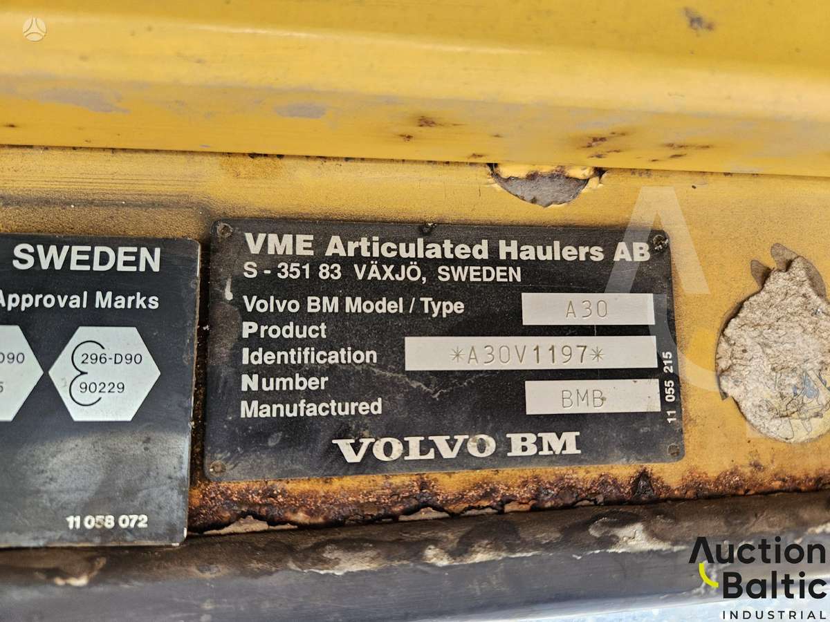 Volvo BM A30, самосвалы