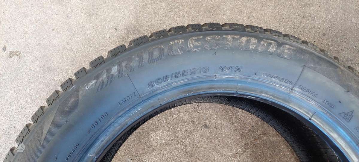 Bridgestone, зимние 205/55 R16