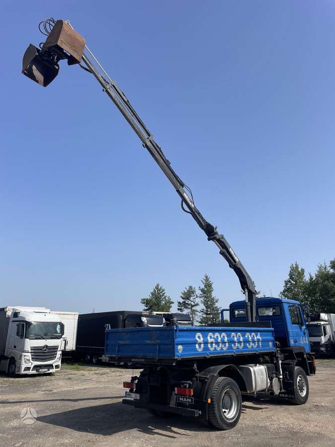 MAN 19.322, dumpers with crane