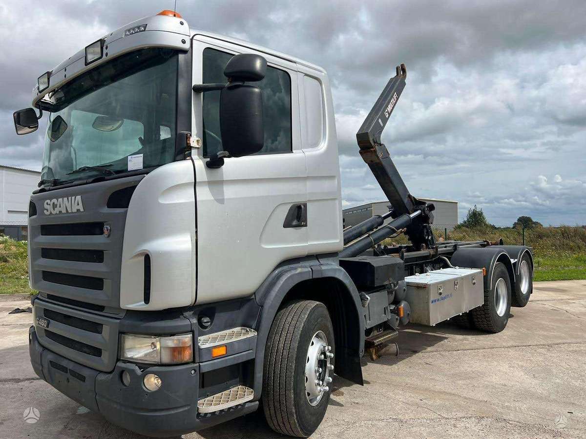 Scania G480 6X2, самосвалы с прицепoм