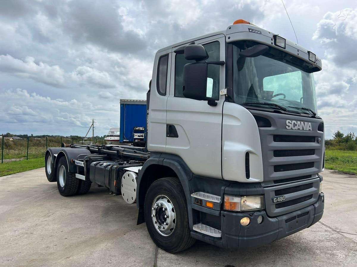 Scania G480 6X2, самосвалы с прицепoм