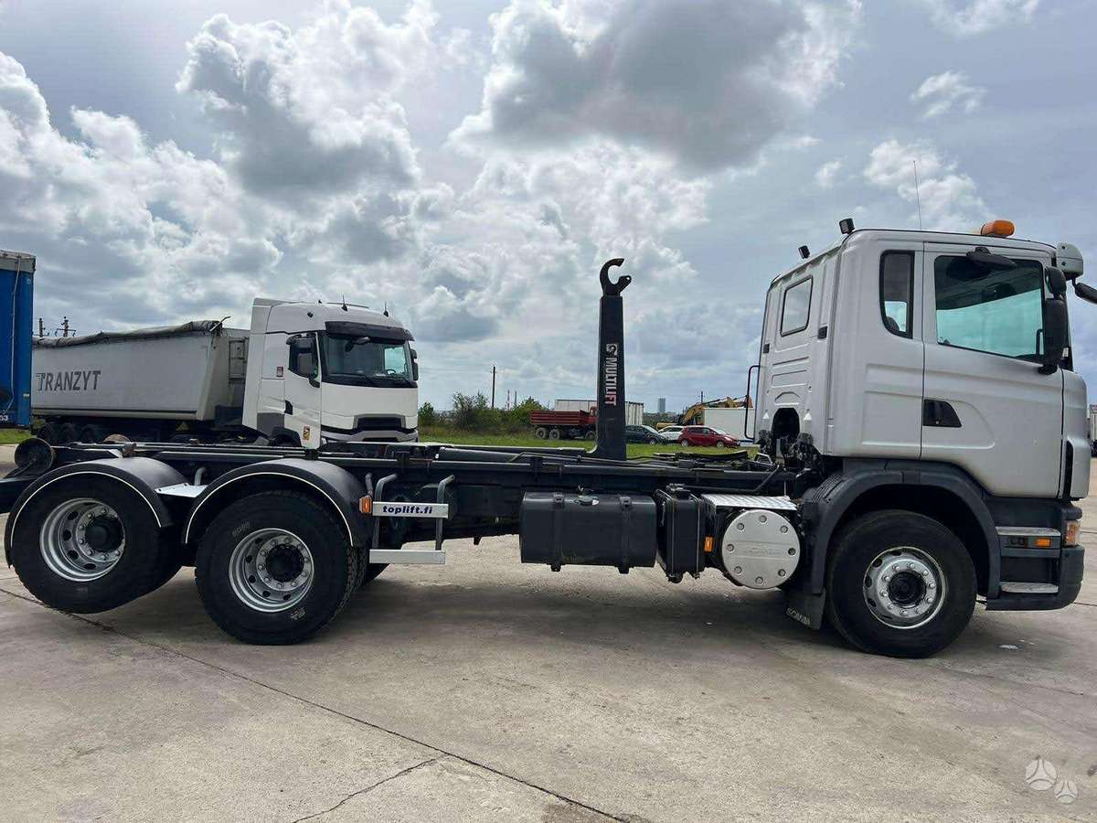 Scania G480 6X2, самосвалы с прицепoм