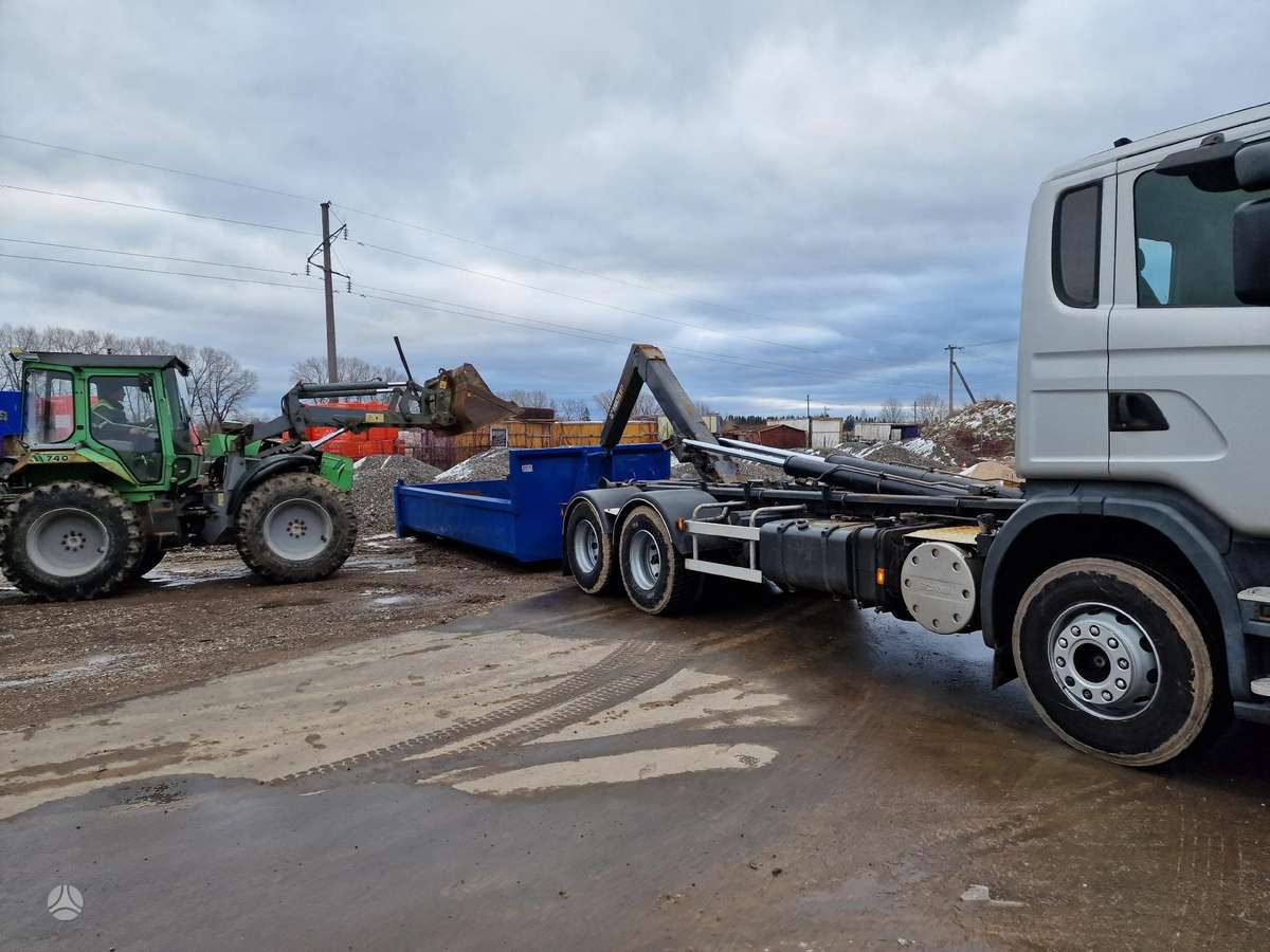 Scania G480 6X2, самосвалы с прицепoм
