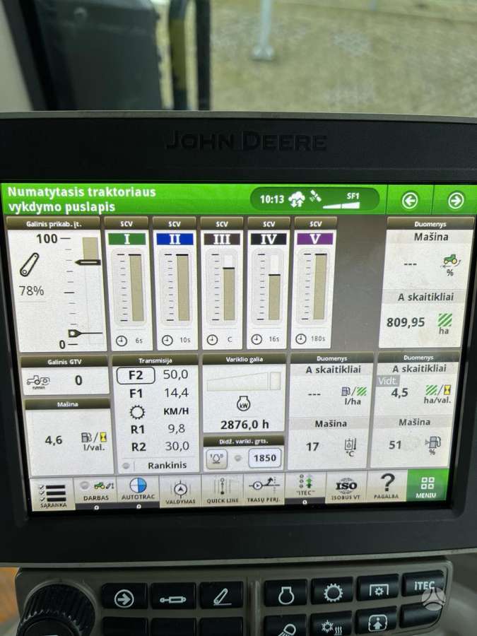 John Deere 8R410, traktoriai