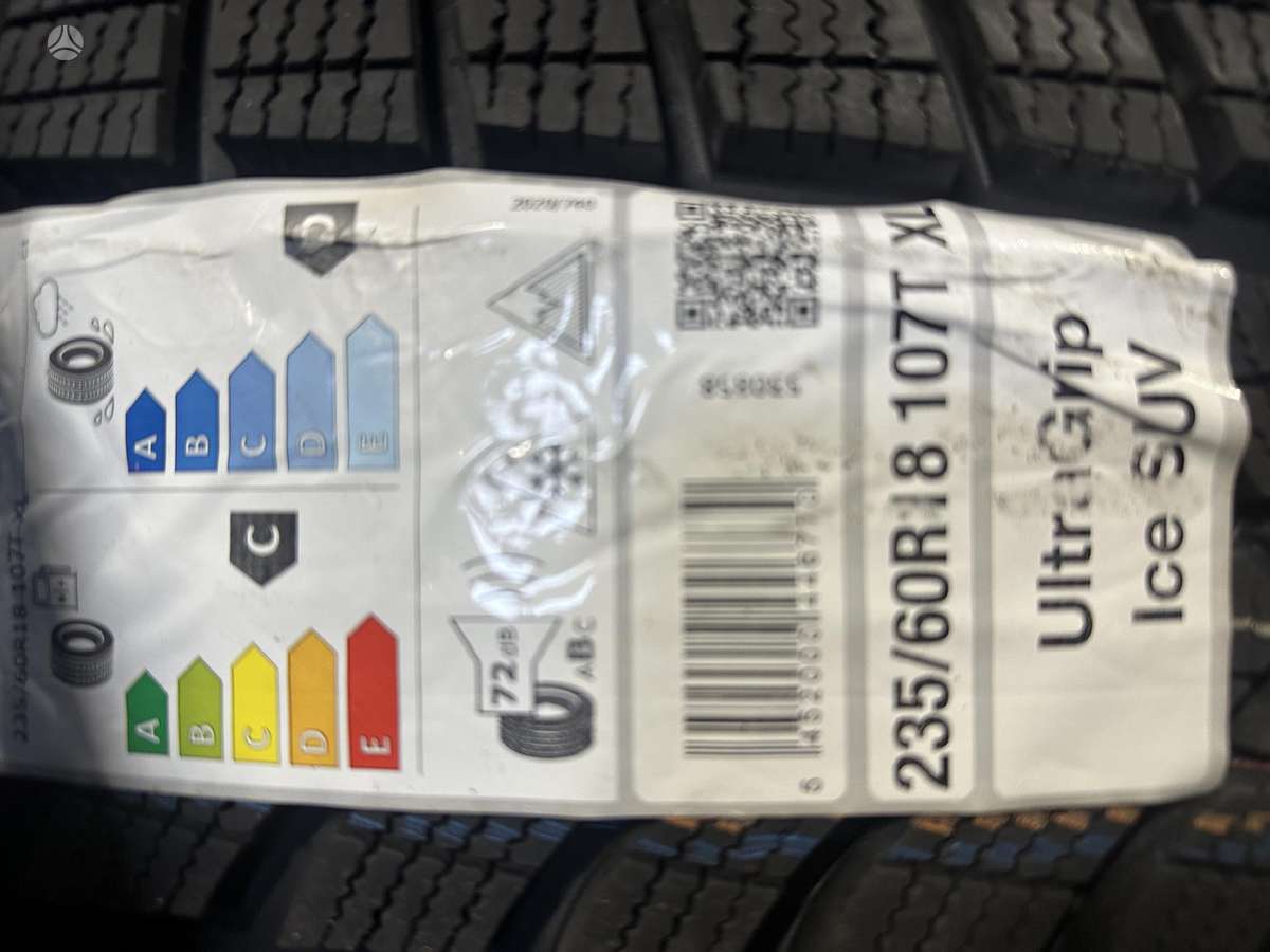 Goodyear UltraGrip. Ice Suv, winter 235/60 R18