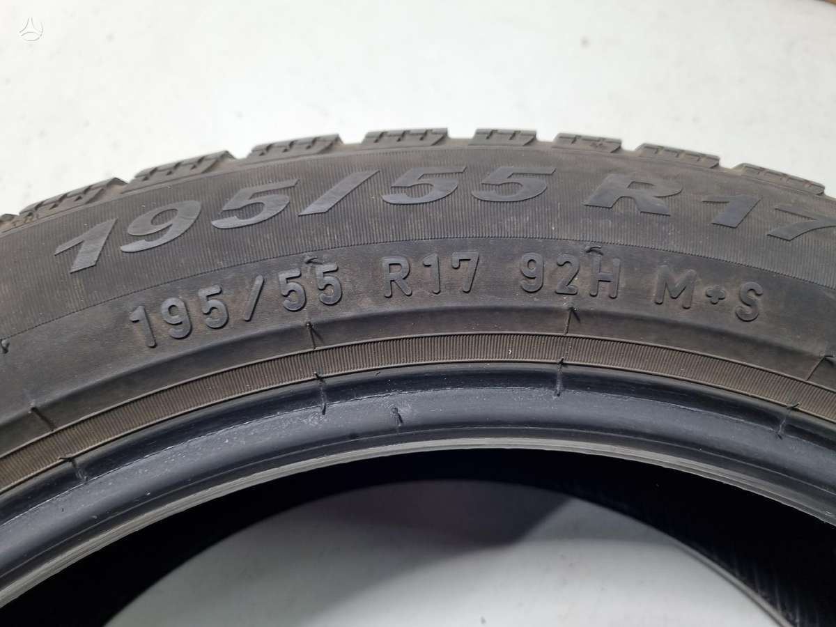 Pirelli 6-7mm, winter 195/55 R17