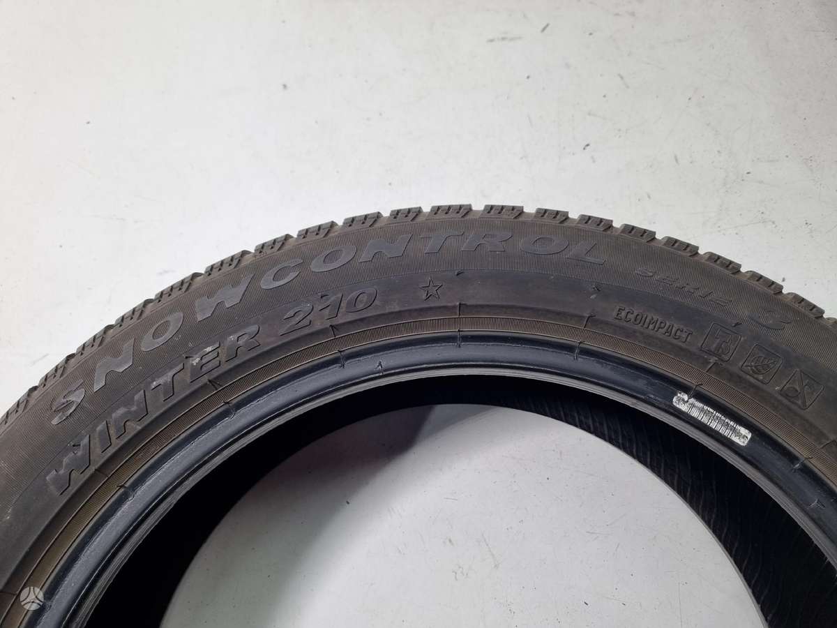 Pirelli 6-7mm, winter 195/55 R17