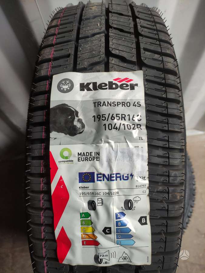 Kleber Transpro 4S, всесезонные 195/65 R16