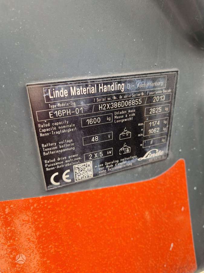 Linde EP16PH-01, forklifts